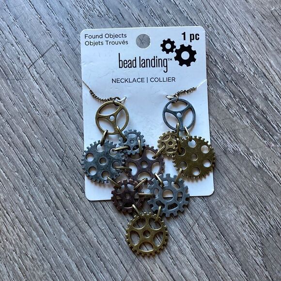 Steampunk Gears Necklace - Picture 1 of 3